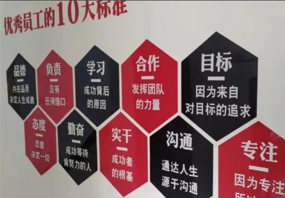 弥勒公司文化墙的作用