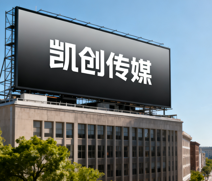 弥勒户外广告牌的设计与制作