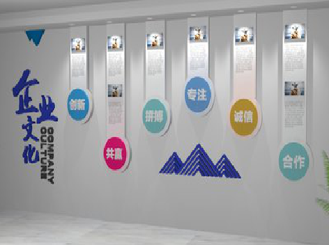 弥勒企业文化墙需要传递什么办公文化？